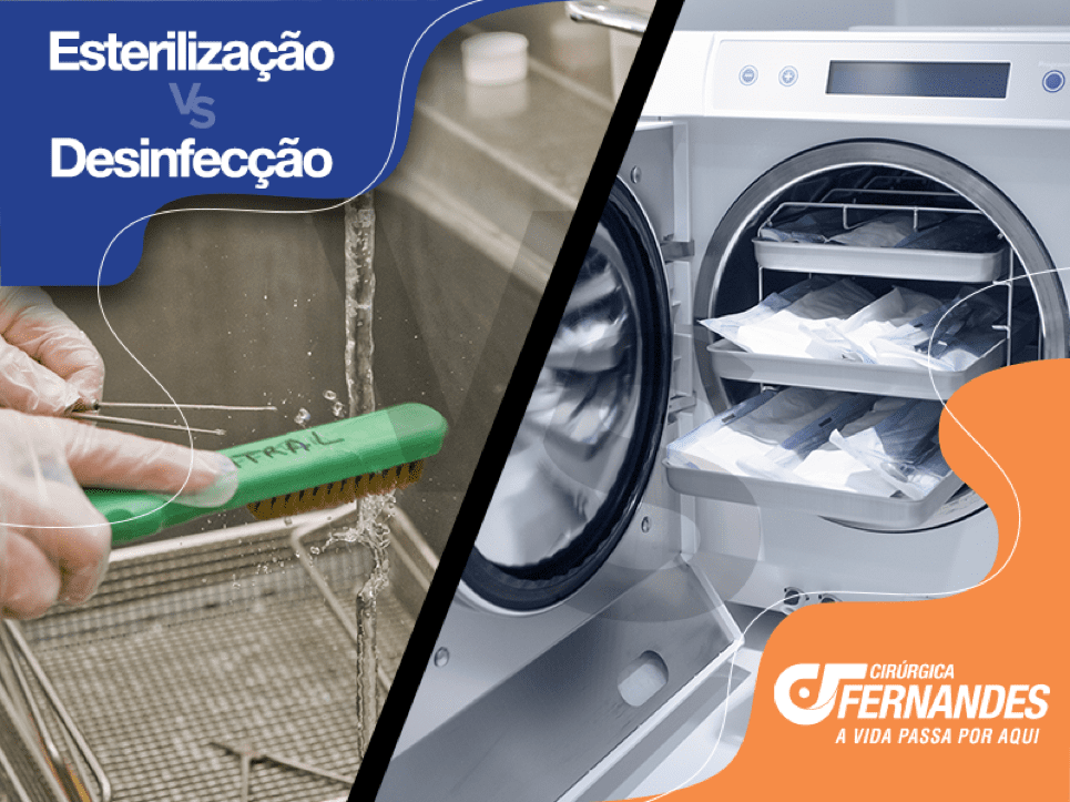 Esterilização vs. Desinfecção de materiais cirúrgicos: Quais as diferenças?