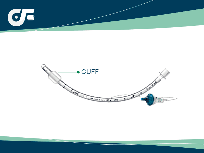 Cuff do dispositivo ventilatório invasivo